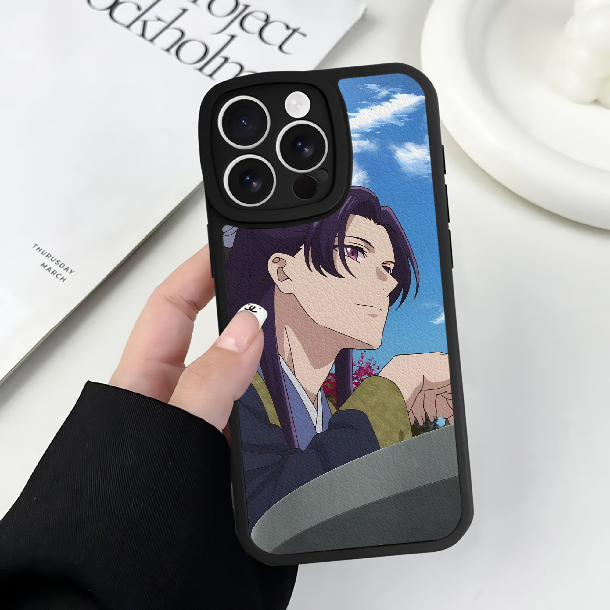 薬屋のひとりごと The Apothecary Diaries 【iPhone 16シリーズ対応】シリコンスマホケース（レザー調） 材質：シリコン